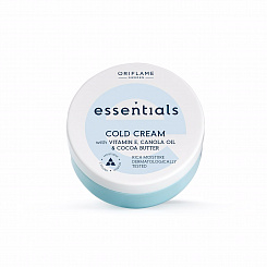 Кольдкрем с витамином Е, маслом канолы и маслом какао Essentials